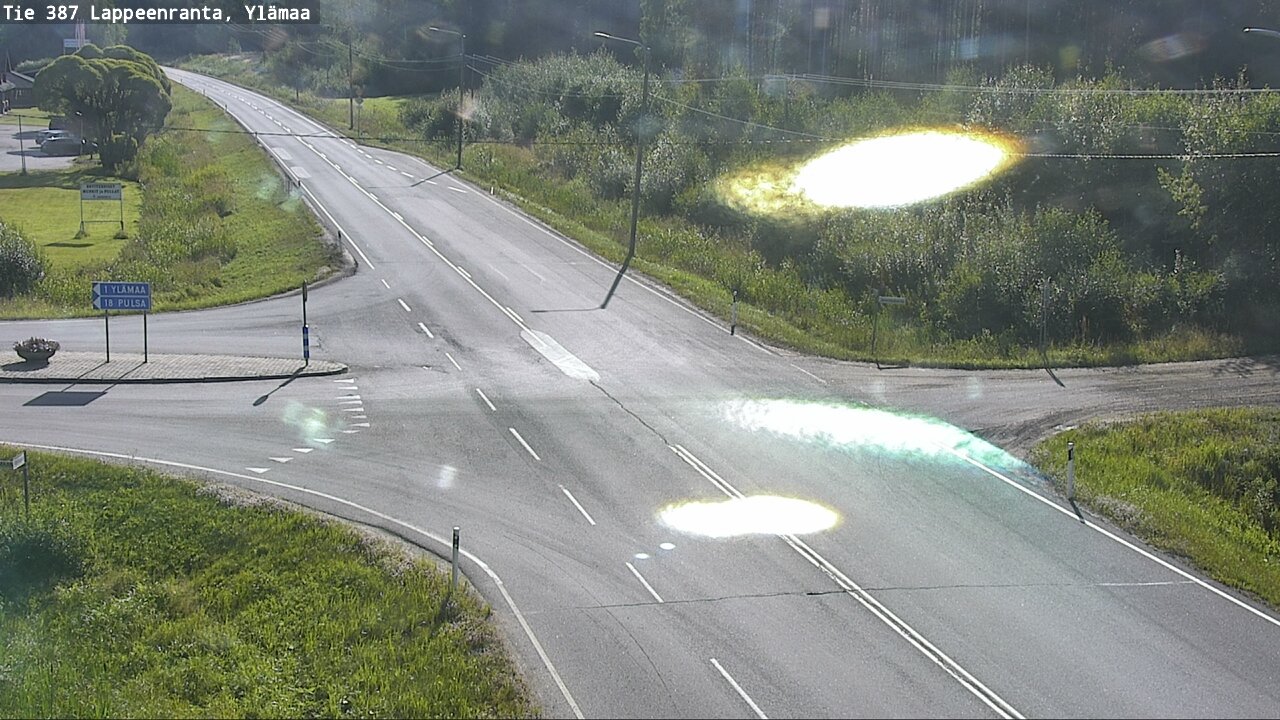 Weather Camera Image Road 387 Lappeenranta, Ylämaa, Lappeenranta, Etelä-Karjala