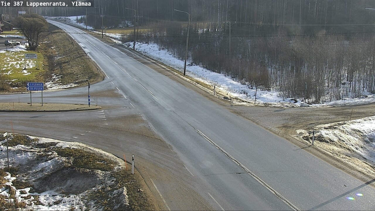 Weather Camera Image Road 387 Lappeenranta, Ylämaa, Lappeenranta, Etelä-Karjala