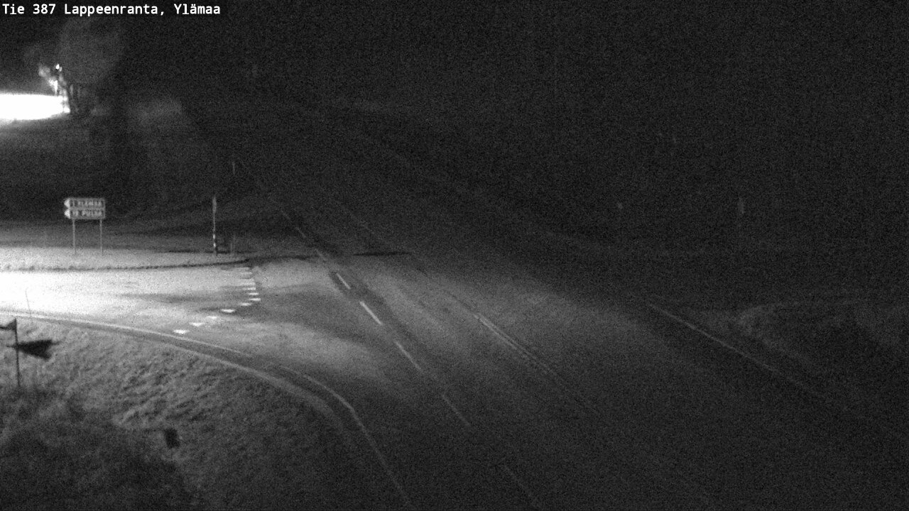 Weather Camera Image Road 387 Lappeenranta, Ylämaa, Lappeenranta, Etelä-Karjala