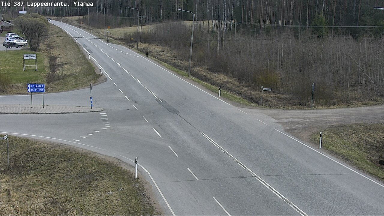 Weather Camera Image Väg 387 Villmarstrand, Ylämaa, Lappeenranta, Etelä-Karjala