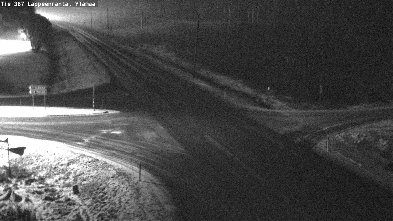 Weather Camera Image Väg 387 Villmarstrand, Ylämaa, Lappeenranta, Etelä-Karjala
