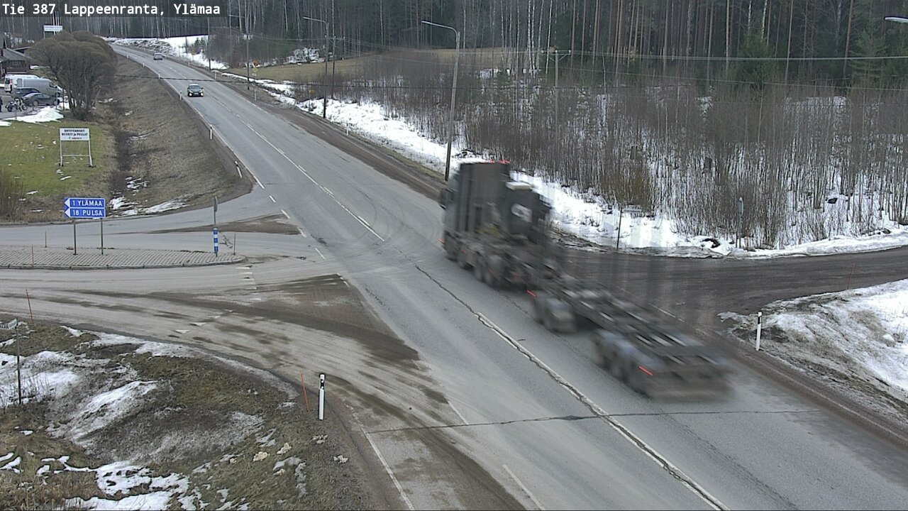 Weather Camera Image Road 387 Lappeenranta, Ylämaa, Lappeenranta, Etelä-Karjala