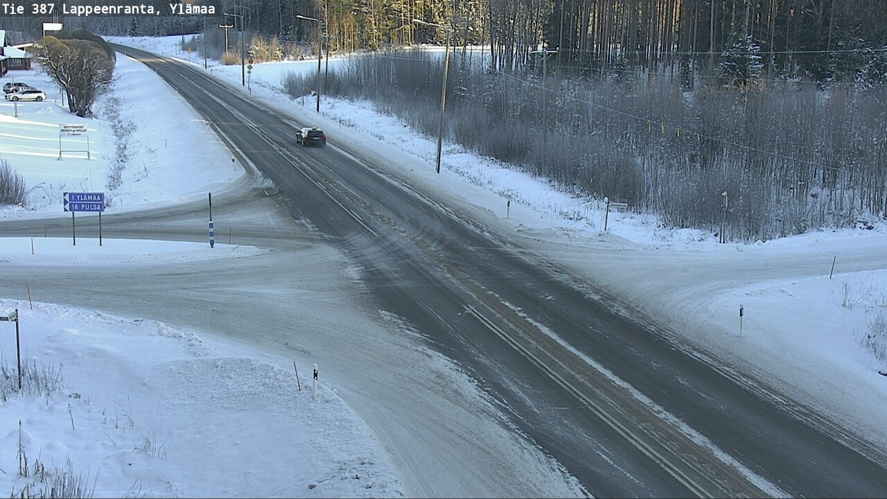 Weather Camera Image Road 387 Lappeenranta, Ylämaa, Lappeenranta, Etelä-Karjala