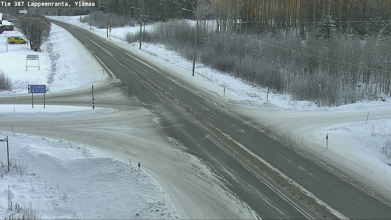 Weather Camera Image Road 387 Lappeenranta, Ylämaa, Lappeenranta, Etelä-Karjala