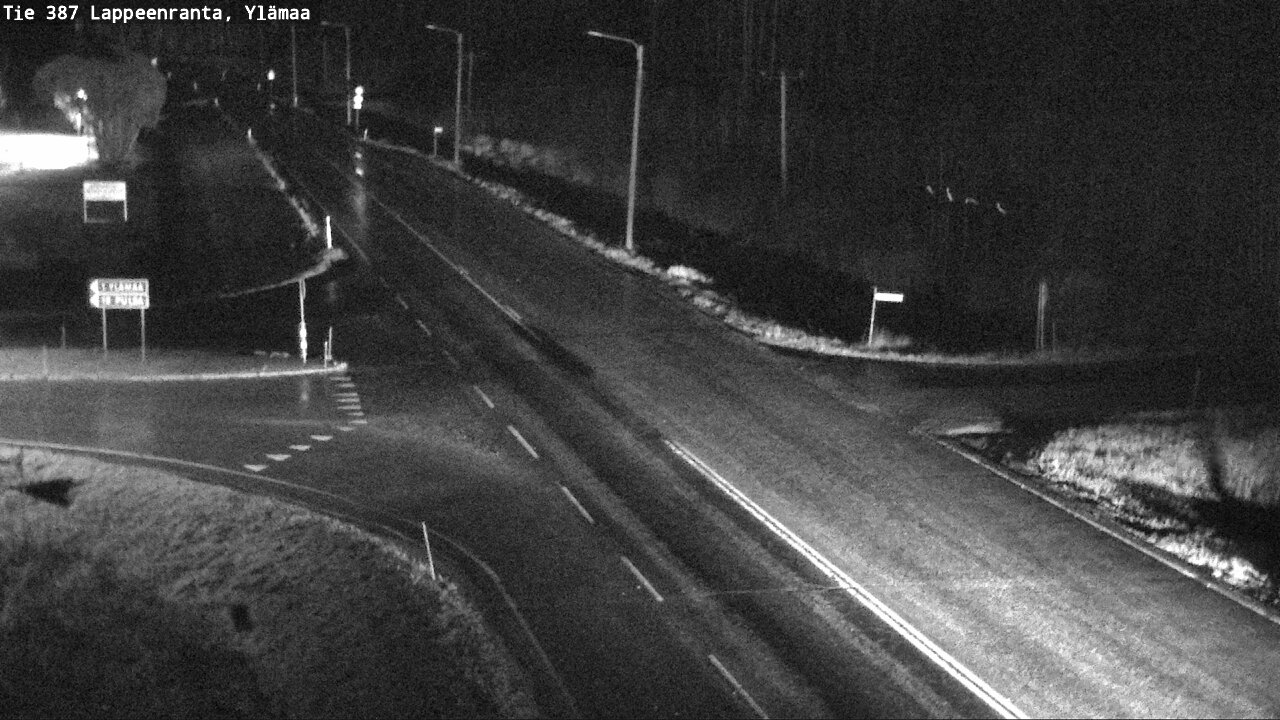 Weather Camera Image Road 387 Lappeenranta, Ylämaa, Lappeenranta, Etelä-Karjala