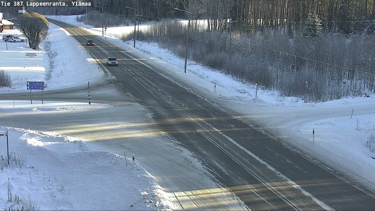 Weather Camera Image Road 387 Lappeenranta, Ylämaa, Lappeenranta, Etelä-Karjala