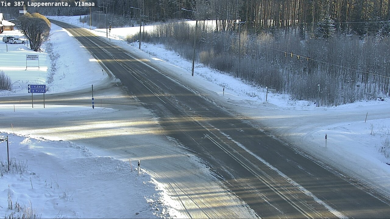 Weather Camera Image Road 387 Lappeenranta, Ylämaa, Lappeenranta, Etelä-Karjala