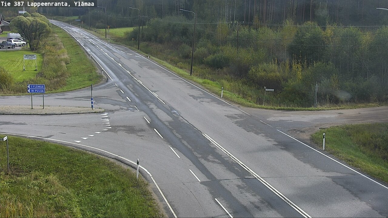 Weather Camera Image Road 387 Lappeenranta, Ylämaa, Lappeenranta, Etelä-Karjala