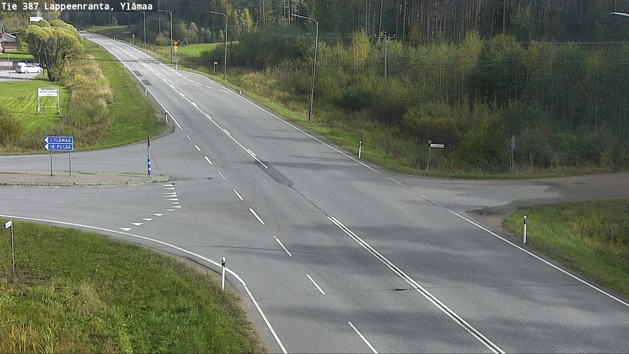 Weather Camera Image Road 387 Lappeenranta, Ylämaa, Lappeenranta, Etelä-Karjala