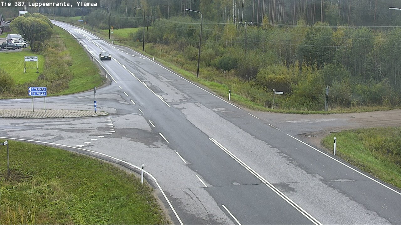 Weather Camera Image Road 387 Lappeenranta, Ylämaa, Lappeenranta, Etelä-Karjala