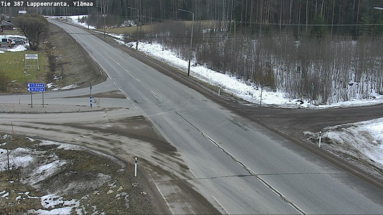 Weather Camera Image Road 387 Lappeenranta, Ylämaa, Lappeenranta, Etelä-Karjala