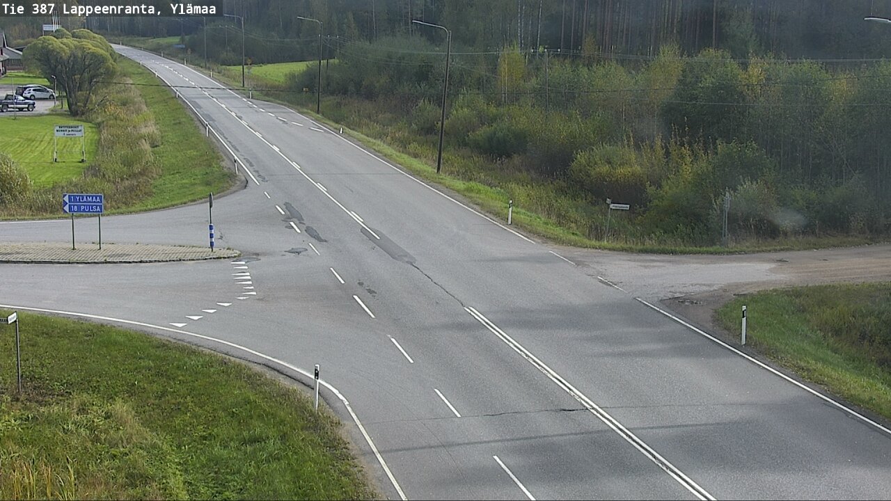 Weather Camera Image Road 387 Lappeenranta, Ylämaa, Lappeenranta, Etelä-Karjala