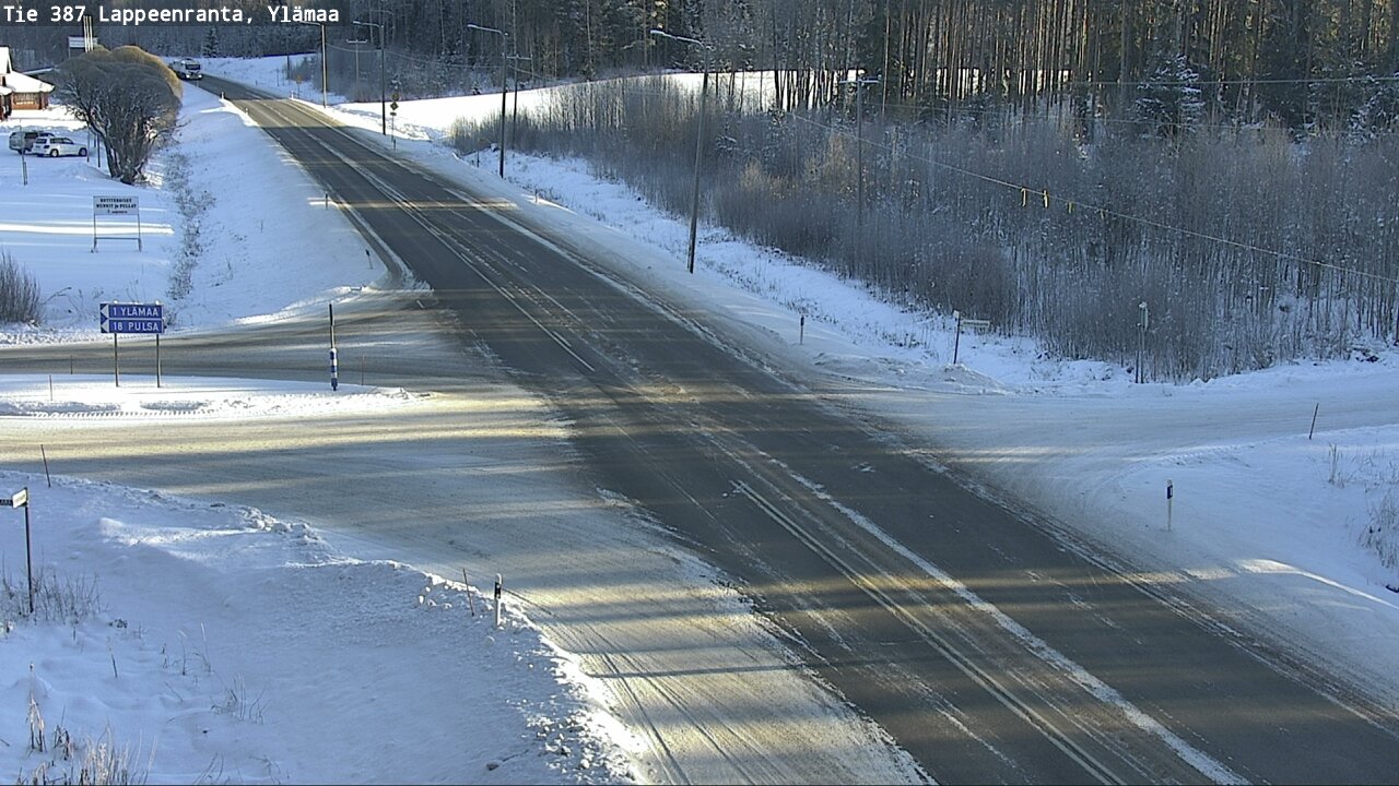Weather Camera Image Road 387 Lappeenranta, Ylämaa, Lappeenranta, Etelä-Karjala