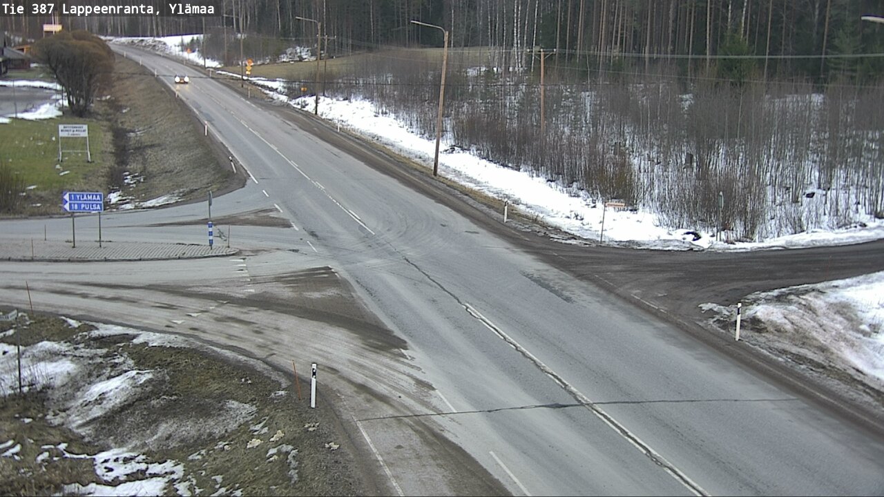 Weather Camera Image Road 387 Lappeenranta, Ylämaa, Lappeenranta, Etelä-Karjala