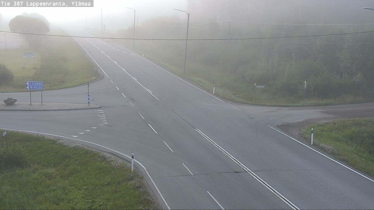 Weather Camera Image Road 387 Lappeenranta, Ylämaa, Lappeenranta, Etelä-Karjala