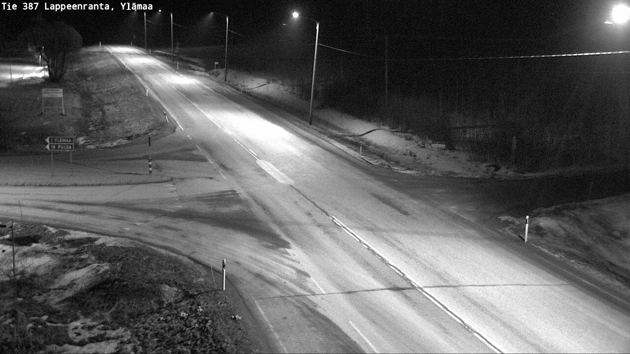 Weather Camera Image Road 387 Lappeenranta, Ylämaa, Lappeenranta, Etelä-Karjala