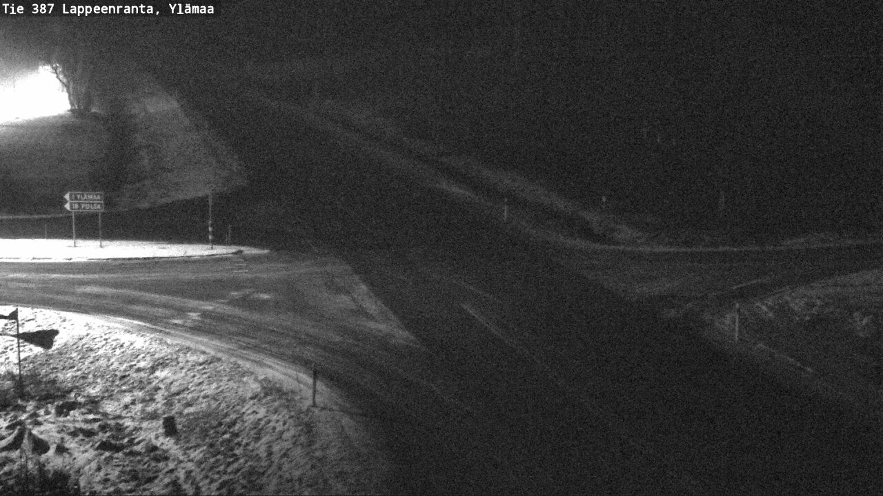 Weather Camera Image Väg 387 Villmarstrand, Ylämaa, Lappeenranta, Etelä-Karjala