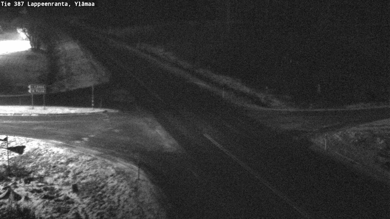 Weather Camera Image Väg 387 Villmarstrand, Ylämaa, Lappeenranta, Etelä-Karjala