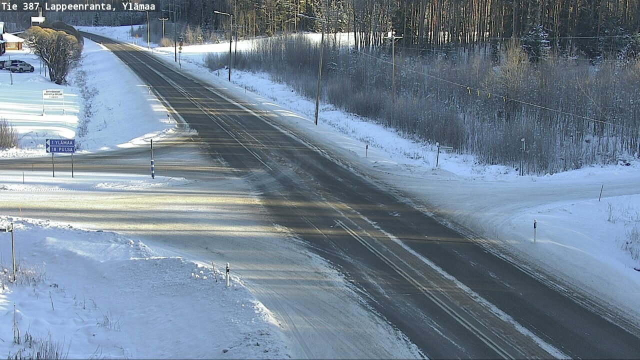 Weather Camera Image Road 387 Lappeenranta, Ylämaa, Lappeenranta, Etelä-Karjala