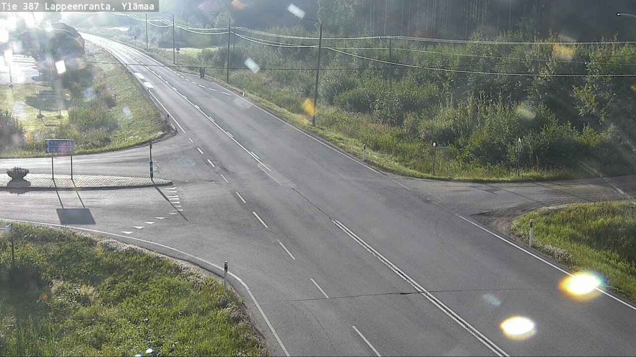 Weather Camera Image Road 387 Lappeenranta, Ylämaa, Lappeenranta, Etelä-Karjala