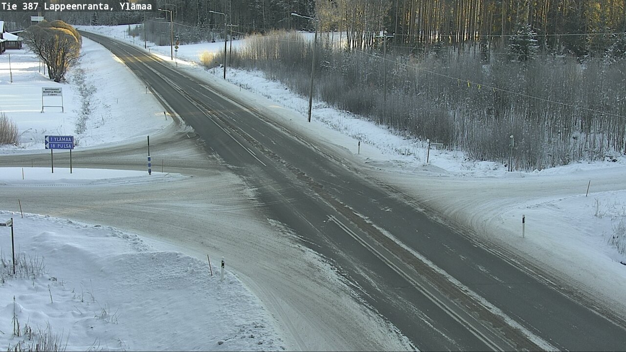 Weather Camera Image Road 387 Lappeenranta, Ylämaa, Lappeenranta, Etelä-Karjala