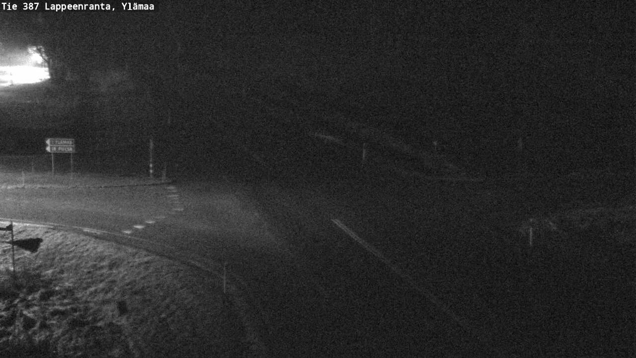 Weather Camera Image Väg 387 Villmarstrand, Ylämaa, Lappeenranta, Etelä-Karjala
