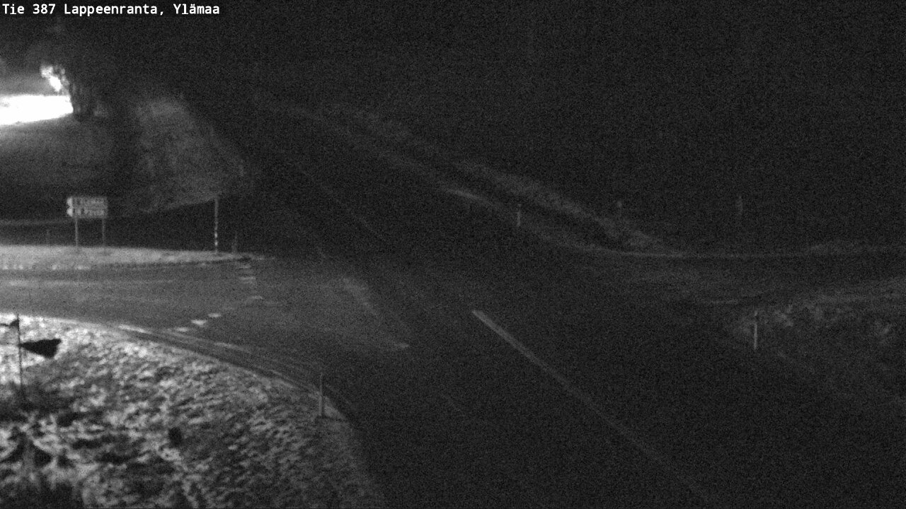 Weather Camera Image Väg 387 Villmarstrand, Ylämaa, Lappeenranta, Etelä-Karjala