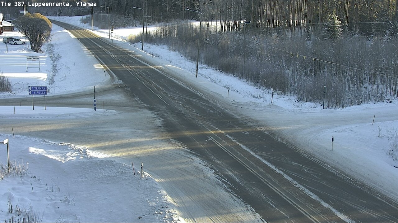 Weather Camera Image Road 387 Lappeenranta, Ylämaa, Lappeenranta, Etelä-Karjala