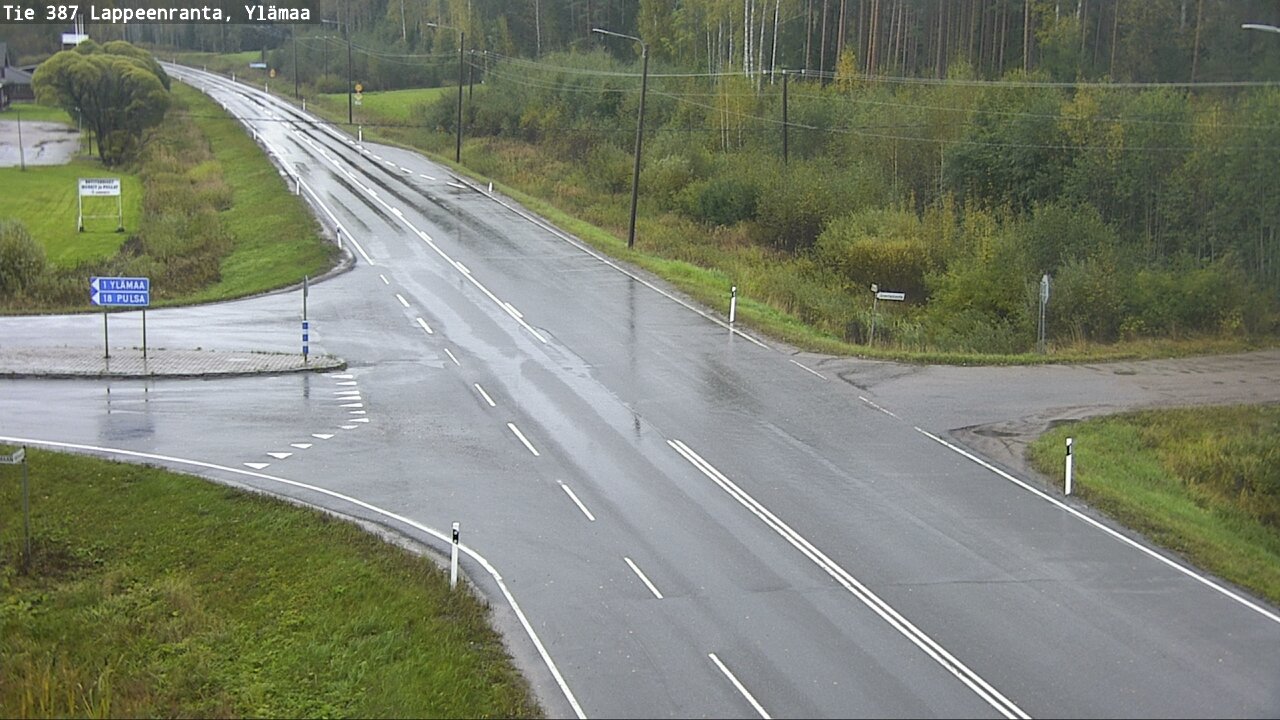 Weather Camera Image Road 387 Lappeenranta, Ylämaa, Lappeenranta, Etelä-Karjala
