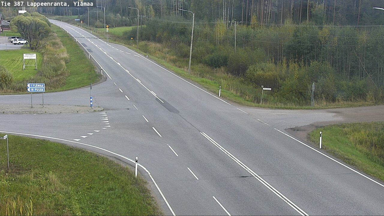 Weather Camera Image Road 387 Lappeenranta, Ylämaa, Lappeenranta, Etelä-Karjala