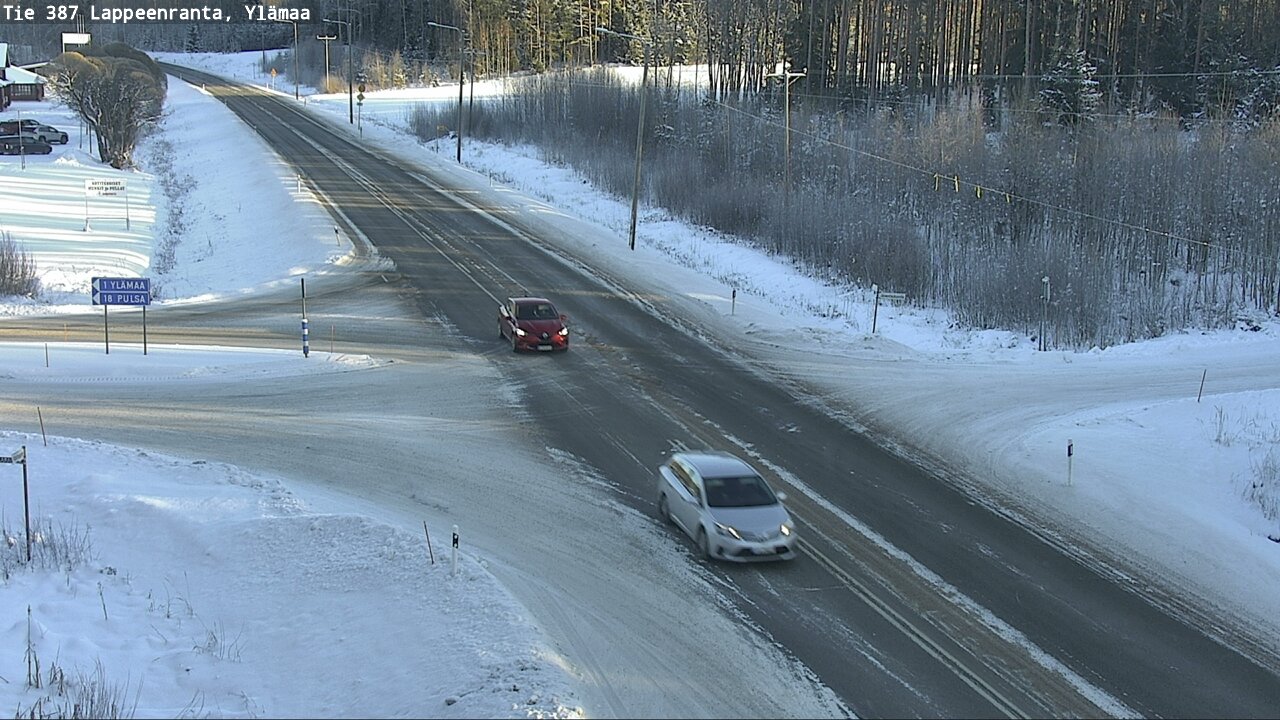 Weather Camera Image Road 387 Lappeenranta, Ylämaa, Lappeenranta, Etelä-Karjala