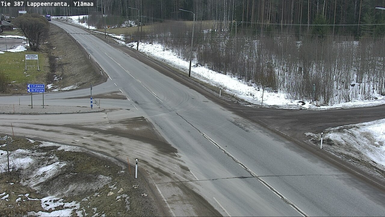 Weather Camera Image Road 387 Lappeenranta, Ylämaa, Lappeenranta, Etelä-Karjala