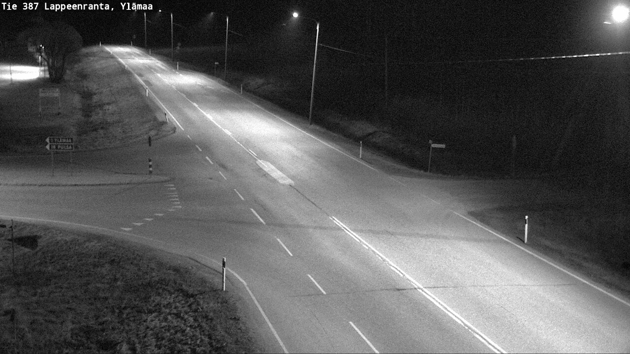 Weather Camera Image Road 387 Lappeenranta, Ylämaa, Lappeenranta, Etelä-Karjala