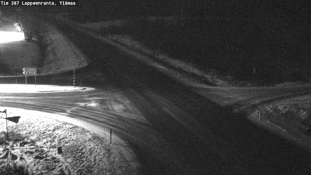 Weather Camera Image Väg 387 Villmarstrand, Ylämaa, Lappeenranta, Etelä-Karjala
