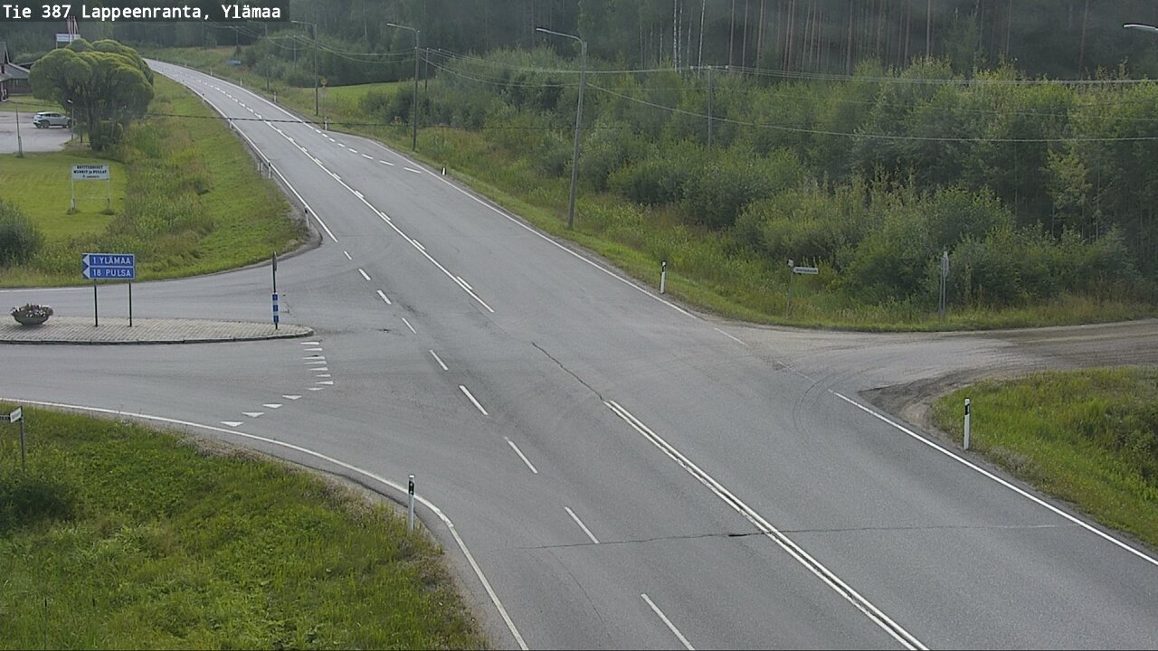 Weather Camera Image Road 387 Lappeenranta, Ylämaa, Lappeenranta, Etelä-Karjala
