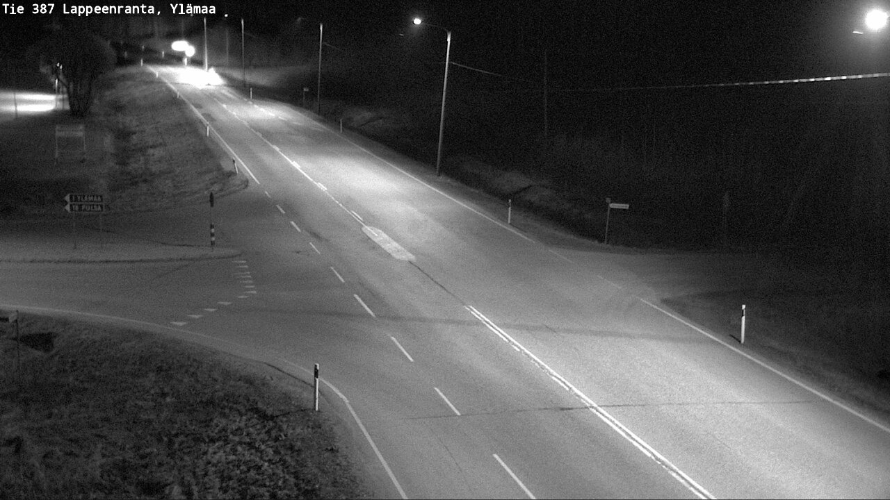 Weather Camera Image Väg 387 Villmarstrand, Ylämaa, Lappeenranta, Etelä-Karjala