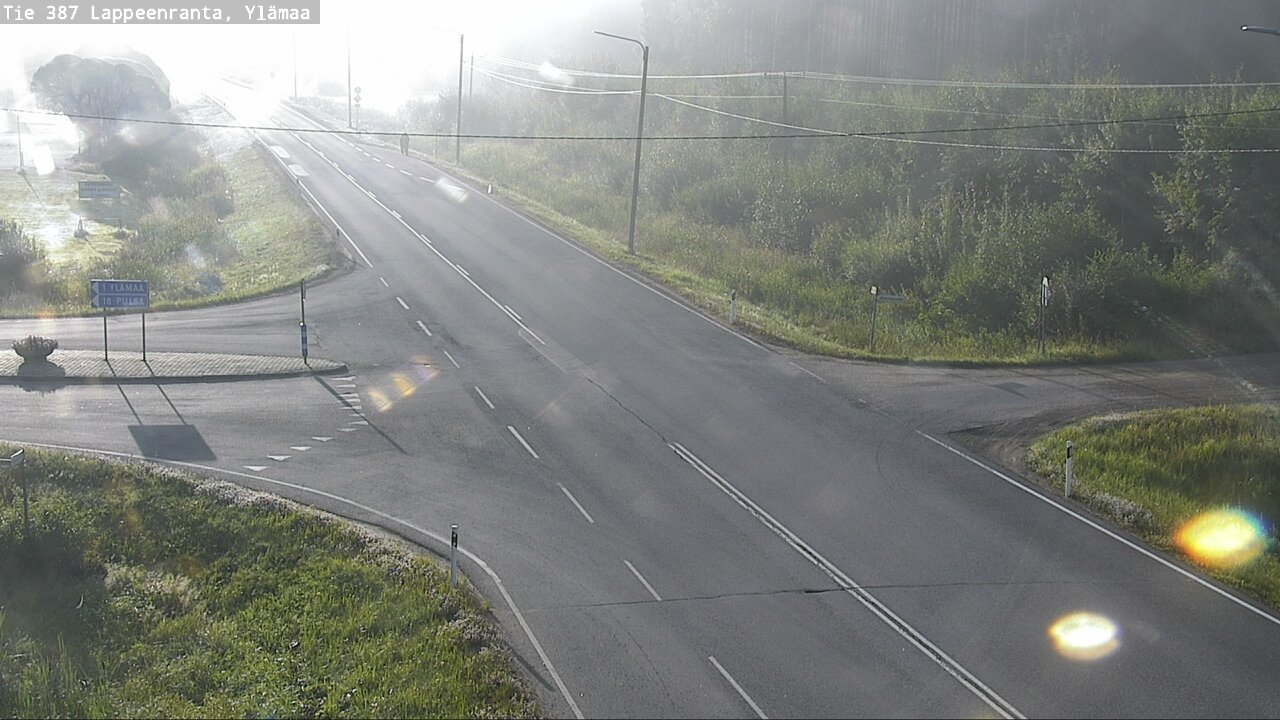 Weather Camera Image Road 387 Lappeenranta, Ylämaa, Lappeenranta, Etelä-Karjala