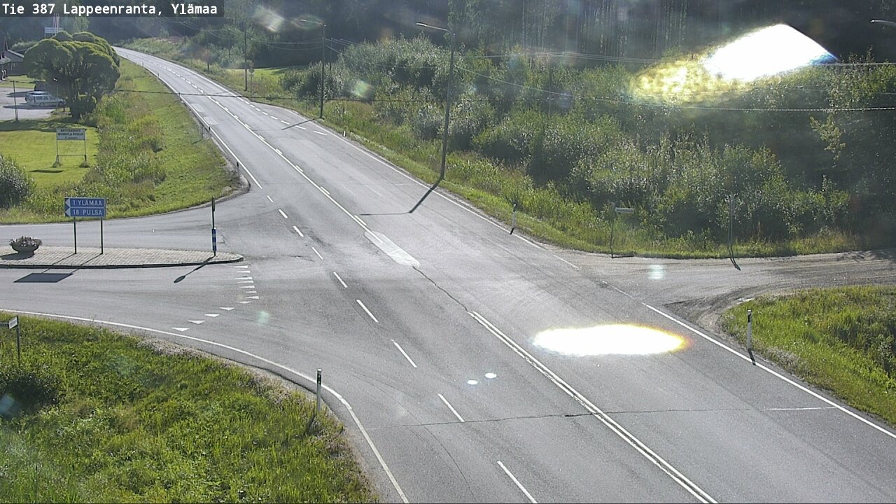 Weather Camera Image Road 387 Lappeenranta, Ylämaa, Lappeenranta, Etelä-Karjala