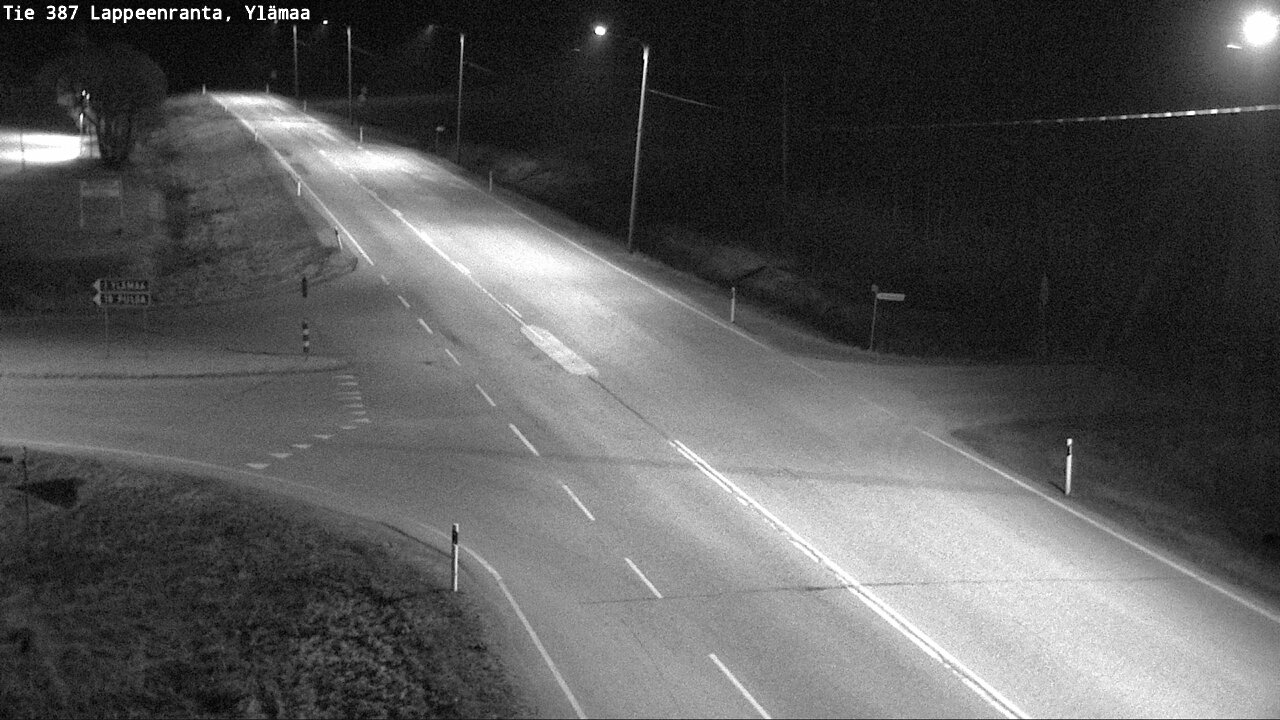 Weather Camera Image Road 387 Lappeenranta, Ylämaa, Lappeenranta, Etelä-Karjala