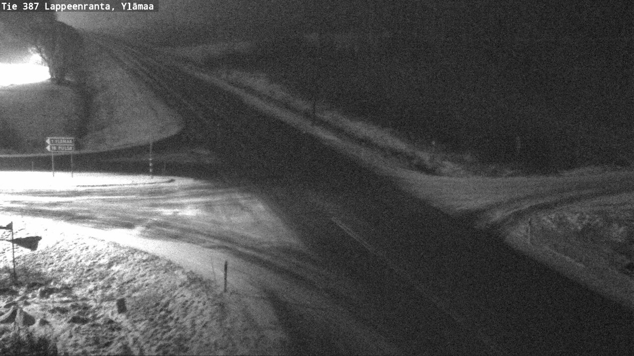 Weather Camera Image Väg 387 Villmarstrand, Ylämaa, Lappeenranta, Etelä-Karjala