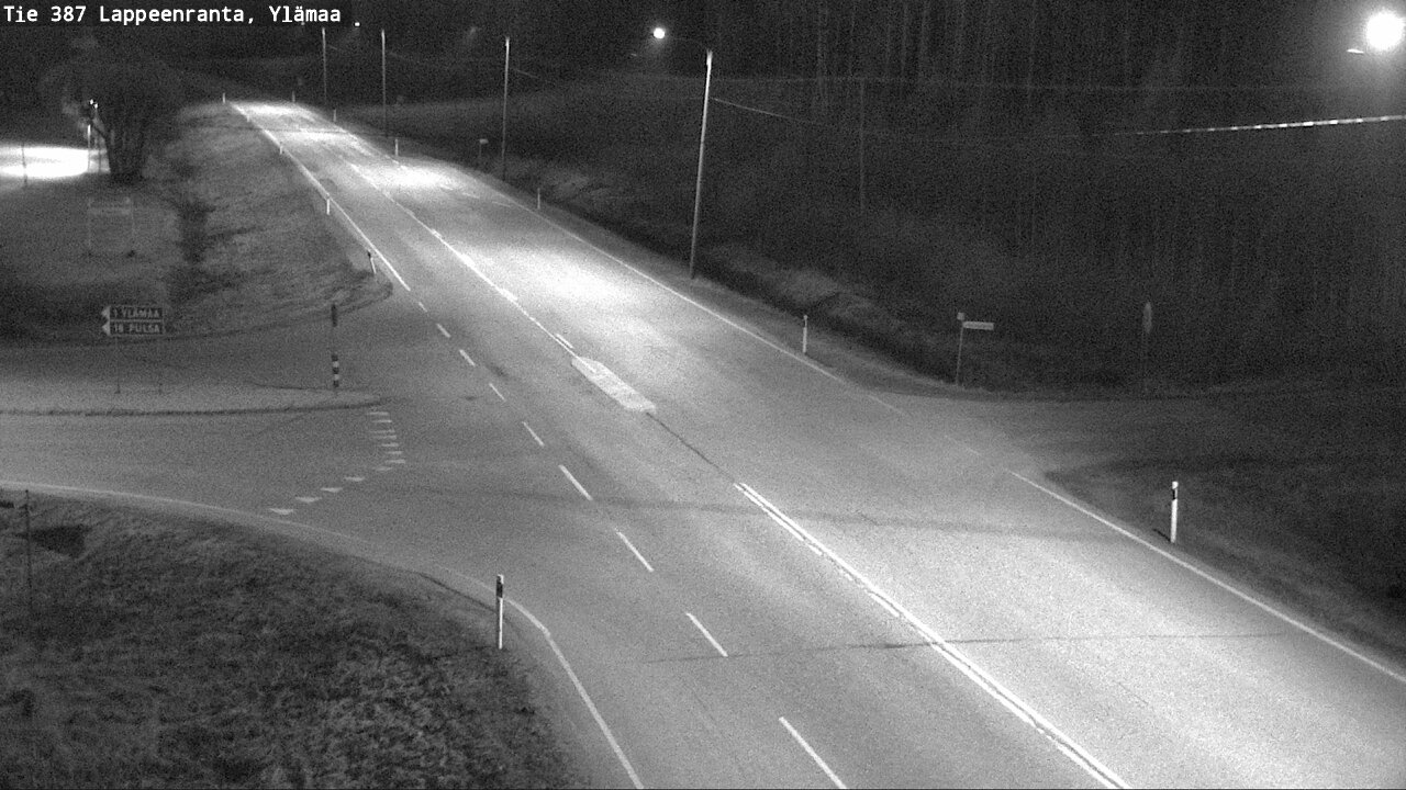 Weather Camera Image Road 387 Lappeenranta, Ylämaa, Lappeenranta, Etelä-Karjala