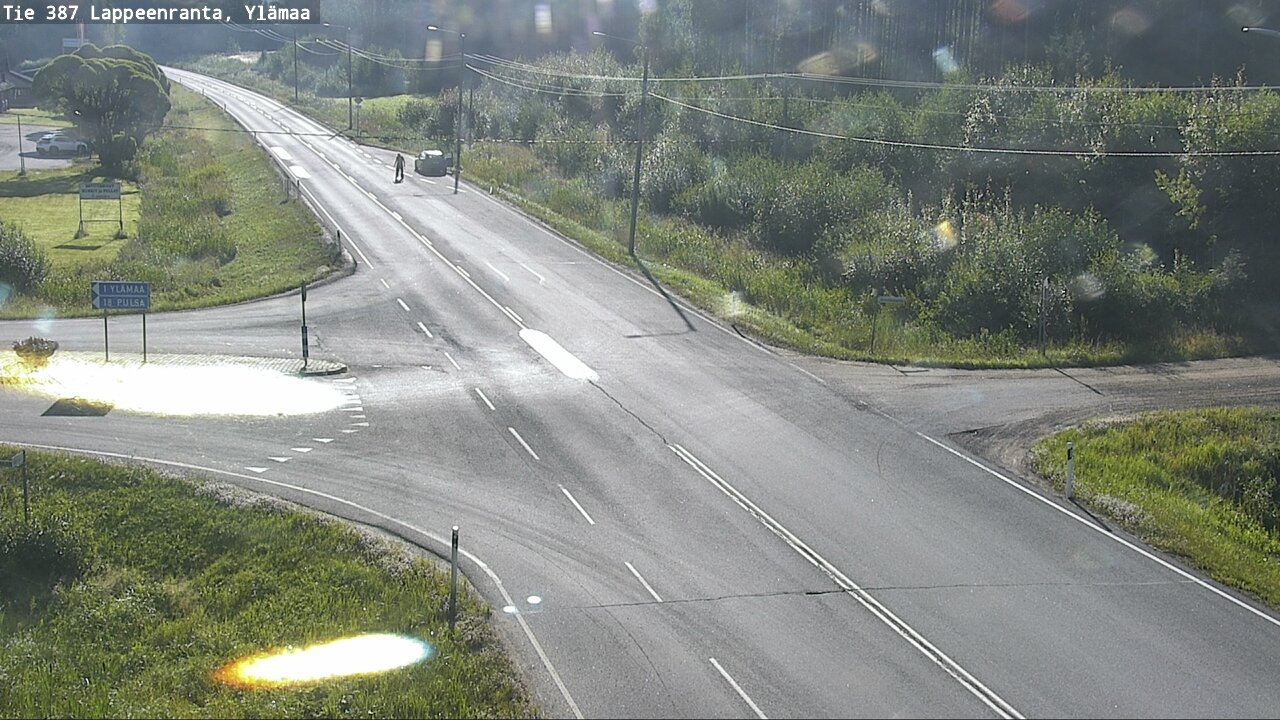 Weather Camera Image Road 387 Lappeenranta, Ylämaa, Lappeenranta, Etelä-Karjala