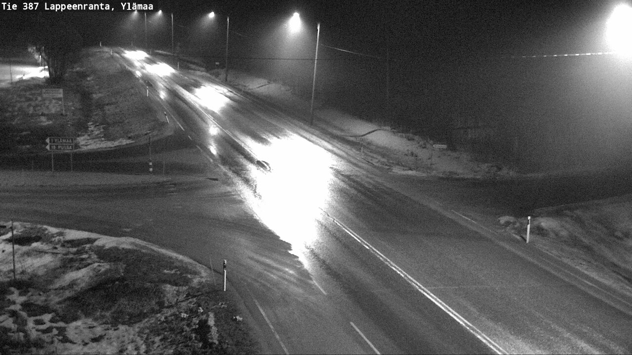 Weather Camera Image Road 387 Lappeenranta, Ylämaa, Lappeenranta, Etelä-Karjala
