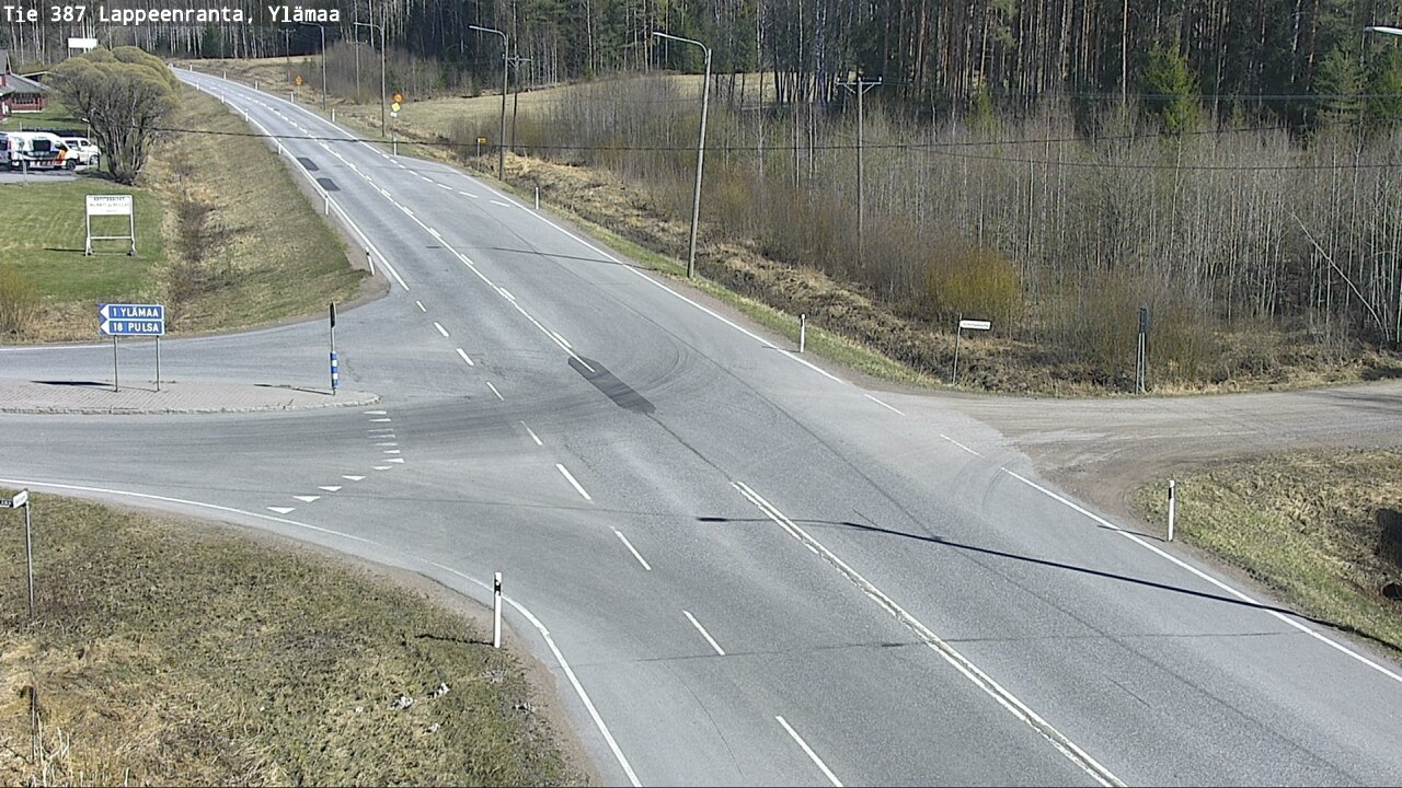 Weather Camera Image Väg 387 Villmarstrand, Ylämaa, Lappeenranta, Etelä-Karjala