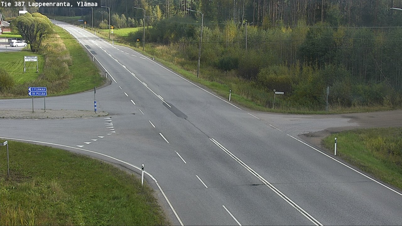 Weather Camera Image Road 387 Lappeenranta, Ylämaa, Lappeenranta, Etelä-Karjala