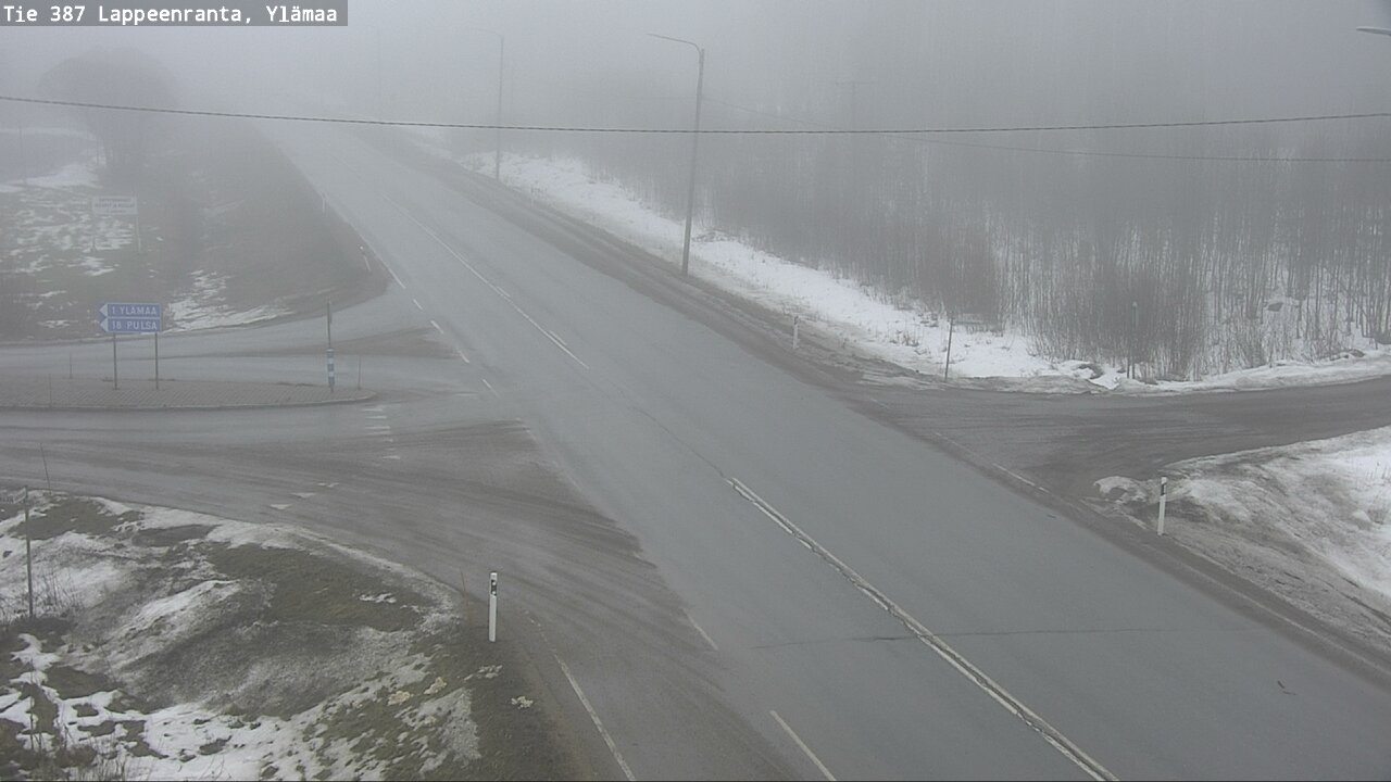 Weather Camera Image Road 387 Lappeenranta, Ylämaa, Lappeenranta, Etelä-Karjala