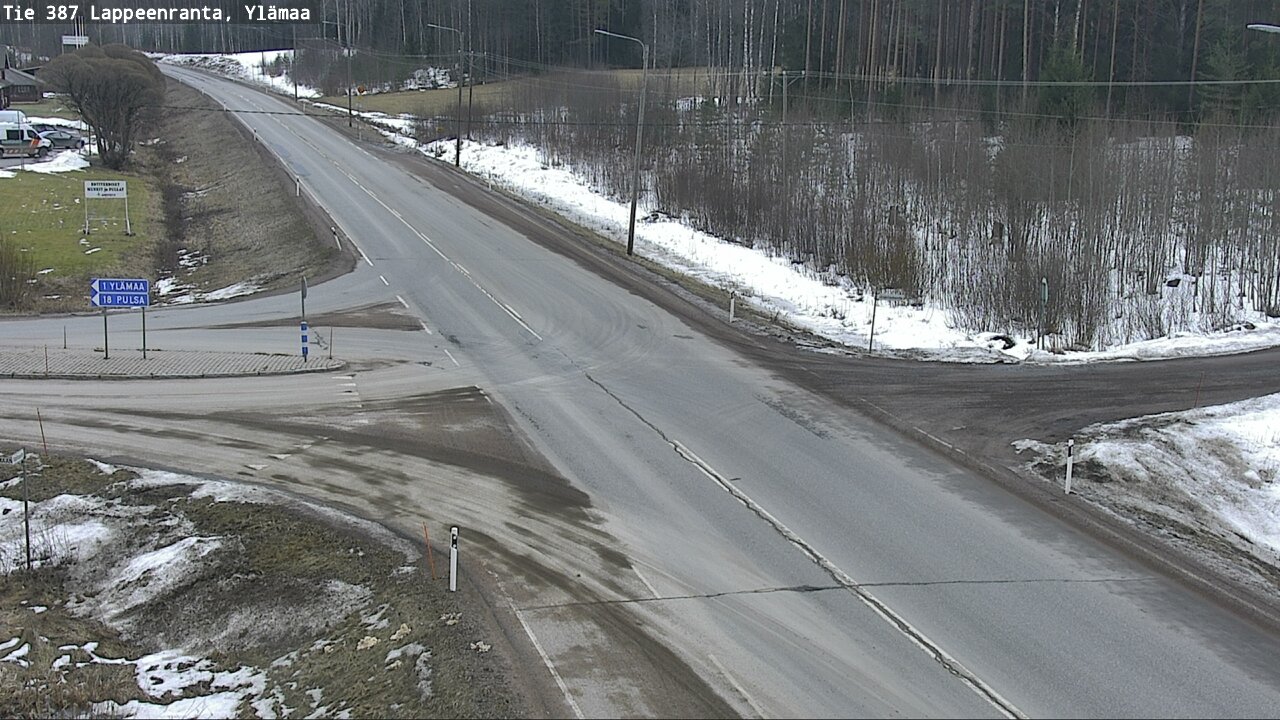 Weather Camera Image Road 387 Lappeenranta, Ylämaa, Lappeenranta, Etelä-Karjala