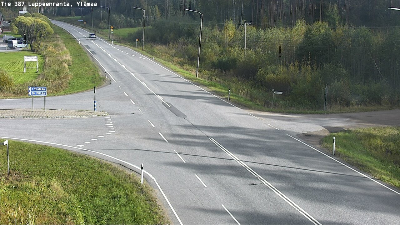 Weather Camera Image Road 387 Lappeenranta, Ylämaa, Lappeenranta, Etelä-Karjala