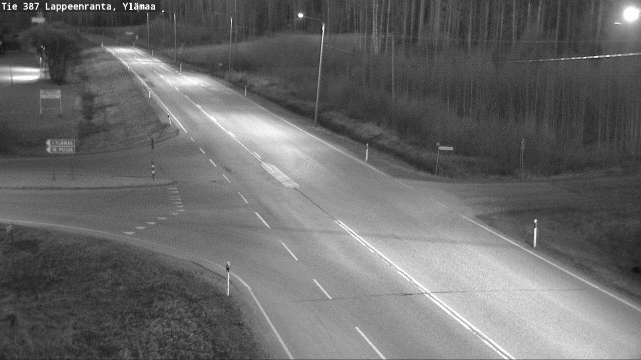 Weather Camera Image Väg 387 Villmarstrand, Ylämaa, Lappeenranta, Etelä-Karjala