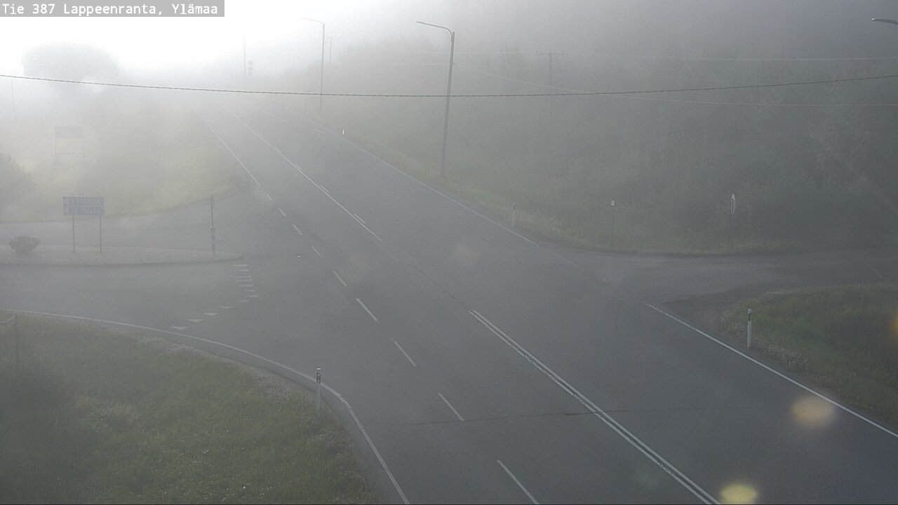 Weather Camera Image Road 387 Lappeenranta, Ylämaa, Lappeenranta, Etelä-Karjala